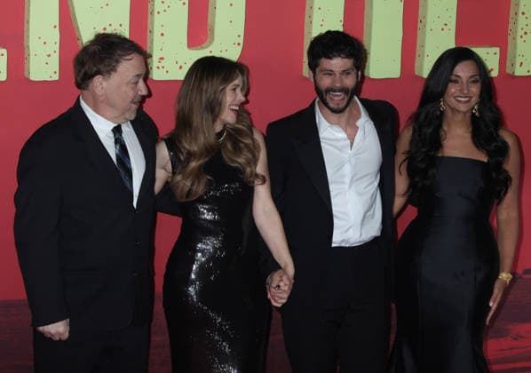Send Help premiere London, UK. Sam Raimi with Rachel McAdams, Zainab Azizi and Dylan O™Brien at the premiere of Send Help. Odeon Luxe. 29th January 2026. LMK11-S290126-001 Steve Bealing Landmark Media 