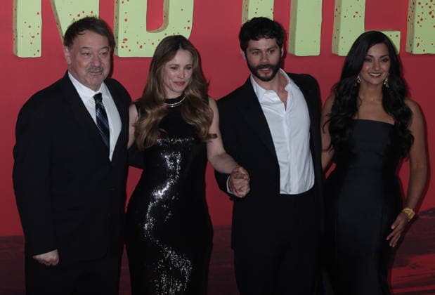 Send Help premiere London, UK. Sam Raimi with Rachel McAdams, Zainab Azizi and Dylan O™Brien at the premiere of Send Help. Odeon Luxe. 29th January 2026. LMK11-S290126-001 Steve Bealing Landmark Media 