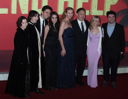 Send Help premiere London, UK. Sam Raimi with Emma Raimi and Yvonne Flores and others at the premiere of Send Help. Odeon Luxe. 29th January 2026. LMK11-S290126-001 Steve Bealing Landmark Media 