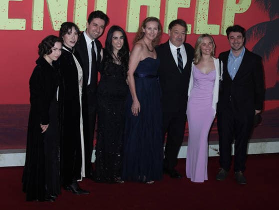 Send Help premiere London, UK. Sam Raimi with Emma Raimi and Yvonne Flores and others at the premiere of Send Help. Odeon Luxe. 29th January 2026. LMK11-S290126-001 Steve Bealing Landmark Media 