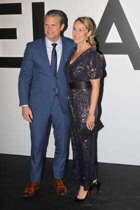 WASHINGTON, D.C. - JANUARY 29: Pete Hegseth and Jennifer Rauchet at the world premiere of Amazon MGM Studios™ film, Melania on January 29, 2026 at the Trump-Kennedy Center in Washington, D.C. Copyright: xmpi34x