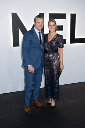 WASHINGTON, DC JANUARY 29 Pete Hegseth and Jennifer Rauchet at Amazon MGM s Melania World Premiere at The Trump Kennedy Center on January 29, 2026 in Washington, DC Credit Thompson AdMedia 452619 2026 01 29  Copyright: xAdMediax STAR_452619_091