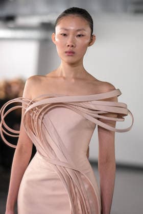 PFW - Rami Al Ali Runway A model walks the runway at the Rami Al Ali Haute Couture Spring Summer 2026 show, as part of Paris Fashion Week in Paris, France on January 29th, 2026. Rami Al Ali is the first Syrian fashion designer to present a collection ‘officially’ at the Paris Haute Couture week. Photo by Ammar Abd Rabbo ABACAPRESS.COM Paris France  Copyright: xAbdxRabboxAmmar ABACAx