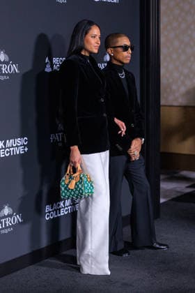 January 29, 2026, Century City, California, USA: Pharrell Williams and Helen Lasichanh at the Recording Academy Honors Presented by the Black Music Collective on Thursday January 29, 2026 at the Fairmont Century Plaza Hotel in Century City, California. JAVIER ROJAS PI Century City USA - ZUMAp124 20260129_zaa_p124_004 Copyright: xJavierxRojasx