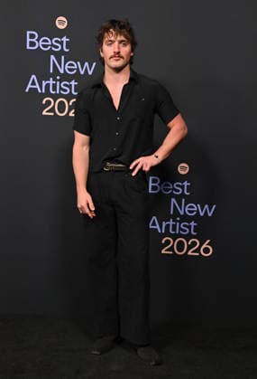 Spotify™s 2026 Best New Artist Party Benson Boone arriving to Spotify™s 2026 Best New Artist Party held at The Lot on January 29, 2026 in Los Angeles, Ca. Los Angeles The Lot California USA Copyright: xTammiexArroyox xAFF-USA.comx