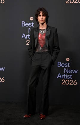 Spotify™s 2026 Best New Artist Party Sombr arriving to Spotify™s 2026 Best New Artist Party held at The Lot on January 29, 2026 in Los Angeles, Ca. Los Angeles The Lot California USA Copyright: xTammiexArroyox xAFF-USA.comx