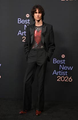 Spotify™s 2026 Best New Artist Party Sombr arriving to Spotify™s 2026 Best New Artist Party held at The Lot on January 29, 2026 in Los Angeles, Ca. Los Angeles The Lot California USA Copyright: xTammiexArroyox xAFF-USA.comx