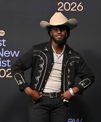 Spotify™s 2026 Best New Artist Party Shaboozey arriving to Spotify™s 2026 Best New Artist Party held at The Lot on January 29, 2026 in Los Angeles, Ca. Los Angeles The Lot California USA Copyright: xTammiexArroyox xAFF-USA.comx
