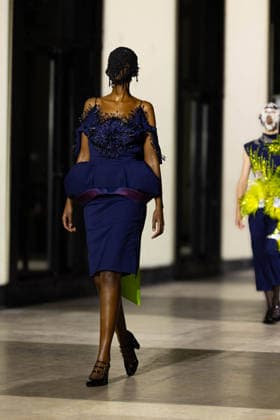 Model lors du défilé Germanier, Collection Haute Couture Printemps Eté 2026 lors de la Fashion Week de Paris fashion week PFW le 29 janvier 2026 Thibault Duboucher Bestimage Germanier fashion show, Spring Summer 2026 Haute Couture Collection during Paris Fashion Week PFW on 29 January 2026 Paris France  Copyright: xThibaultxDuboucherx xBestimagexThibaultxDuboucherx xBestimagex