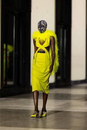 Model lors du défilé Germanier, Collection Haute Couture Printemps Eté 2026 lors de la Fashion Week de Paris fashion week PFW le 29 janvier 2026 Thibault Duboucher Bestimage Germanier fashion show, Spring Summer 2026 Haute Couture Collection during Paris Fashion Week PFW on 29 January 2026 Paris France  Copyright: xThibaultxDuboucherx xBestimagexThibaultxDuboucherx xBestimagex