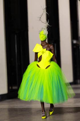 Model lors du défilé Germanier, Collection Haute Couture Printemps Eté 2026 lors de la Fashion Week de Paris fashion week PFW le 29 janvier 2026 Thibault Duboucher Bestimage Germanier fashion show, Spring Summer 2026 Haute Couture Collection during Paris Fashion Week PFW on 29 January 2026 Paris France  Copyright: xThibaultxDuboucherx xBestimagexThibaultxDuboucherx xBestimagex
