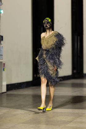 Model lors du défilé Germanier, Collection Haute Couture Printemps Eté 2026 lors de la Fashion Week de Paris fashion week PFW le 29 janvier 2026 Thibault Duboucher Bestimage Germanier fashion show, Spring Summer 2026 Haute Couture Collection during Paris Fashion Week PFW on 29 January 2026 Paris France  Copyright: xThibaultxDuboucherx xBestimagexThibaultxDuboucherx xBestimagex