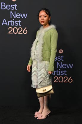 Spotify™s 2026 Best New Artist Party Griff arriving to Spotify™s 2026 Best New Artist Party held at The Lot on January 29, 2026 in Los Angeles, Ca. Los Angeles The Lot California USA Copyright: xTammiexArroyox xAFF-USA.comx
