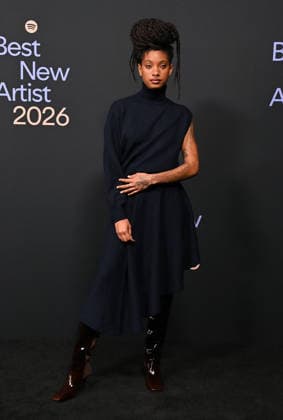 Spotify™s 2026 Best New Artist Party Willow Smith arriving to Spotify™s 2026 Best New Artist Party held at The Lot on January 29, 2026 in Los Angeles, Ca. Los Angeles The Lot California USA Copyright: xTammiexArroyox xAFF-USA.comx