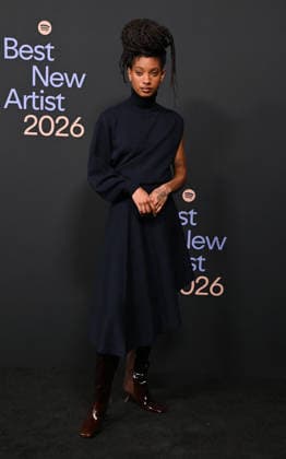 Spotify™s 2026 Best New Artist Party Willow Smith arriving to Spotify™s 2026 Best New Artist Party held at The Lot on January 29, 2026 in Los Angeles, Ca. Los Angeles The Lot California USA Copyright: xTammiexArroyox xAFF-USA.comx