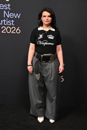 Spotify™s 2026 Best New Artist Party Lola Young arriving to Spotify™s 2026 Best New Artist Party held at The Lot on January 29, 2026 in Los Angeles, Ca. Los Angeles The Lot California USA Copyright: xTammiexArroyox xAFF-USA.comx