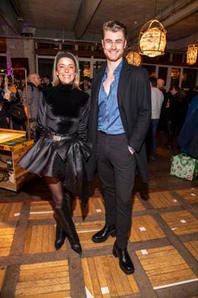 Marina Hoermanseder and Linus Weber as guests at the launch of Natascha Ochsenknechts Wondermom podcast at Fabrik 23 in Berlin on 29 01 2026 Berlin Germany