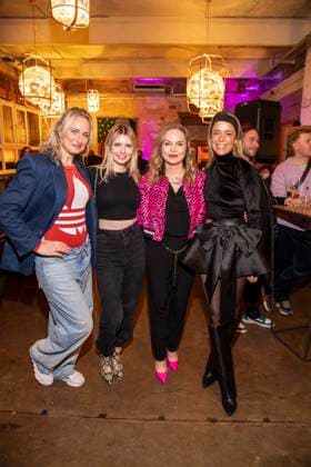 Eva Mona Rodekirchen, Eva Bloss, Regina Halmich and Marina Hoermanseder as guests at the launch of Natascha Ochsenknechts Wondermom podcast at Fabrik 23 in Berlin on 29 01 2026 Berlin Germany