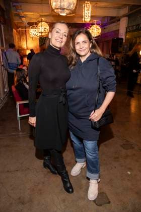 Sille Winter with Rebecca Immanuel Actress as guest at the launch of Natascha Ochsenknechts Wondermom podcast at Fabrik 23 in Berlin on 29 01 2026 Berlin Germany