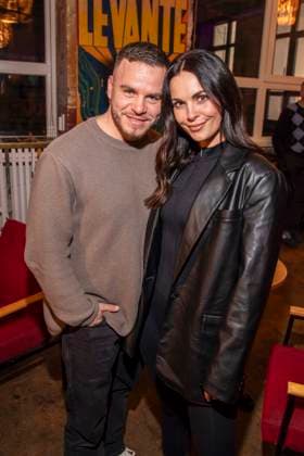 Henning Merten and Denise Merten as guests at the launch of Natascha Ochsenknechts Wondermom podcast at Fabrik 23 in Berlin on 29 01 2026 Berlin Germany