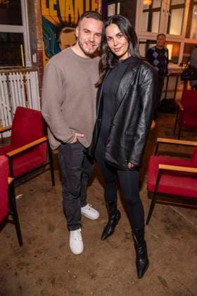 Henning Merten and Denise Merten as guests at the launch of Natascha Ochsenknechts Wondermom podcast at Fabrik 23 in Berlin on 29 01 2026 Berlin Germany