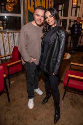 Henning Merten and Denise Merten as guests at the launch of Natascha Ochsenknechts Wondermom podcast at Fabrik 23 in Berlin on 29 01 2026 Berlin Germany