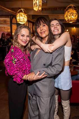 Regina Halmich, Natascha Ochsenknecht and Klaudia Giez as guests at the launch of Natascha Ochsenknechts Wondermom podcast at Fabrik 23 in Berlin on 29 01 2026 Berlin Germany