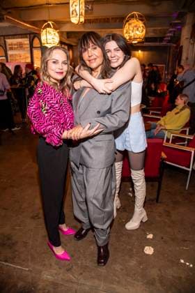 Regina Halmich, Natascha Ochsenknecht and Klaudia Giez as guests at the launch of Natascha Ochsenknechts Wondermom podcast at Fabrik 23 in Berlin on 29 01 2026 Berlin Germany