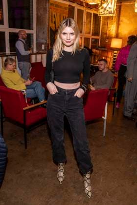 Eva Bloss as a guest at the launch of Natascha Ochsenknechts Wondermom podcast at Fabrik 23 in Berlin on 29 01 2026 Berlin Germany