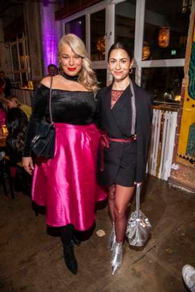 Caterina Pogorzelski and Zora Alber as guests at the launch of Natascha Ochsenknechts Wondermom podcast at Fabrik 23 in Berlin on 29 01 2026 Berlin Germany