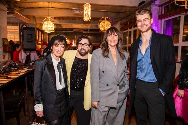 Isabell Horn, Steven Preisner, Natascha Ochsenknecht and Linus Weber as guests at the launch of Natascha Ochsenknechts Wondermom podcast at Fabrik 23 in Berlin on 29 01 2026 Berlin Germany