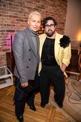 Dawid Tomaszewski and Steven Preisner as guests at the launch of Natascha Ochsenknechts Wondermom podcast at Fabrik 23 in Berlin on 29 01 2026 Berlin Germany