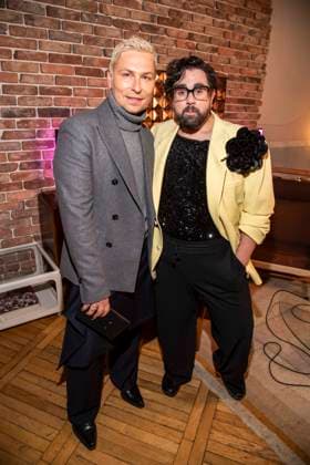 Dawid Tomaszewski and Steven Preisner as guests at the launch of Natascha Ochsenknechts Wondermom podcast at Fabrik 23 in Berlin on 29 01 2026 Berlin Germany