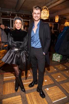 Marina Hoermanseder and Linus Weber as guests at the launch of Natascha Ochsenknechts Wondermom podcast at Fabrik 23 in Berlin on 29 01 2026 Berlin Germany