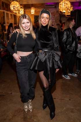 Eva Bloss and Marina Hoermanseder as guests at the launch of Natascha Ochsenknechts Wondermom podcast at Fabrik 23 in Berlin on 29 01 2026 Berlin Germany