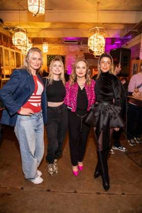 Eva Mona Rodekirchen, Eva Bloss, Regina Halmich and Marina Hoermanseder as guests at the launch of Natascha Ochsenknechts Wondermom podcast at Fabrik 23 in Berlin on 29 01 2026 Berlin Germany