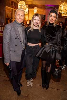 Dawid Tomaszewski, Eva Bloss and Marina Hoermanseder as guests at the launch of Natascha Ochsenknechts Wondermom podcast at Fabrik 23 in Berlin on 29 01 2026 Berlin Germany