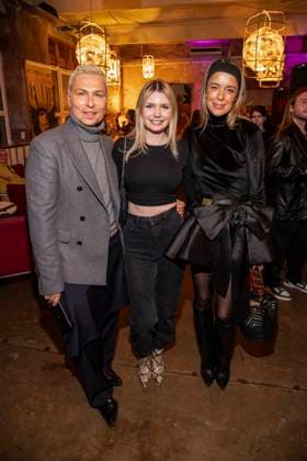 Dawid Tomaszewski, Eva Bloss and Marina Hoermanseder as guests at the launch of Natascha Ochsenknechts Wondermom podcast at Fabrik 23 in Berlin on 29 01 2026 Berlin Germany