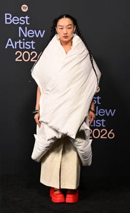 Spotify™s 2026 Best New Artist Party HUNTR X, Audrey Nuna arriving to Spotify™s 2026 Best New Artist Party held at The Lot on January 29, 2026 in Los Angeles, Ca. Los Angeles The Lot California USA Copyright: xTammiexArroyox xAFF-USA.comx