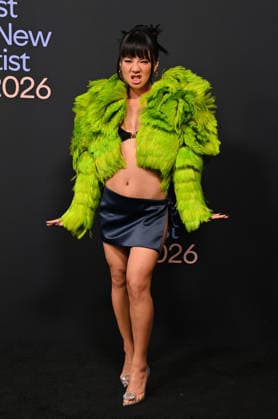 Spotify™s 2026 Best New Artist Party HUNTR X, Rei Ami arriving to Spotify™s 2026 Best New Artist Party held at The Lot on January 29, 2026 in Los Angeles, Ca. Los Angeles The Lot California USA Copyright: xTammiexArroyox xAFF-USA.comx