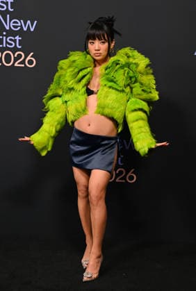 Spotify™s 2026 Best New Artist Party HUNTR X, Rei Ami arriving to Spotify™s 2026 Best New Artist Party held at The Lot on January 29, 2026 in Los Angeles, Ca. Los Angeles The Lot California USA Copyright: xTammiexArroyox xAFF-USA.comx
