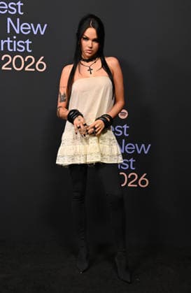 Spotify™s 2026 Best New Artist Party Maggie Lindemann arriving to Spotify™s 2026 Best New Artist Party held at The Lot on January 29, 2026 in Los Angeles, Ca. Los Angeles The Lot California USA Copyright: xTammiexArroyox xAFF-USA.comx