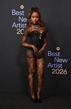 Spotify™s 2026 Best New Artist Party Ayra Starr arriving to Spotify™s 2026 Best New Artist Party held at The Lot on January 29, 2026 in Los Angeles, Ca. Los Angeles The Lot California USA Copyright: xTammiexArroyox xAFF-USA.comx