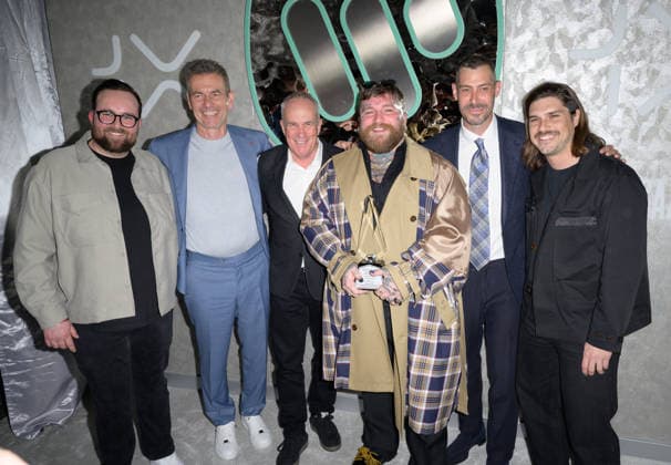 Warner Music Group Grammy Awards Party 2026 - Los Angeles, USA LOS ANGELES, USA. January 29, 2026: Robert Kyncl, Tom Corson, Teddy Swims & Aaron Bay-Schuck at Warner Music Group Grammy Awards Party. Los Angeles CA USA  Copyright: xPaulxSmith Featureflashx