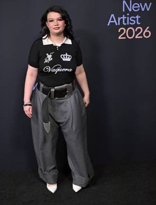 Lola Young arrives for Spotify s 2026 Best New Artist Party at The Lot at Formosa in West Hollywood, California on Thursday, January 29, 2026.  LAP20260129716 CHRISxCHEW