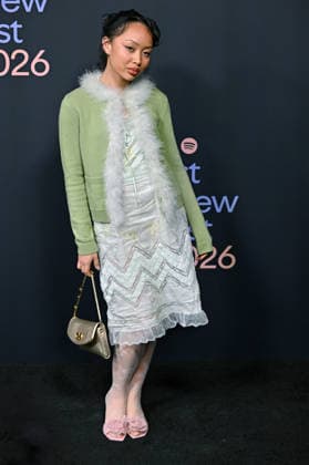 Griff arrives for Spotify s 2026 Best New Artist Party at The Lot at Formosa in West Hollywood, California on Thursday, January 29, 2026.  LAP20260129725 CHRISxCHEW
