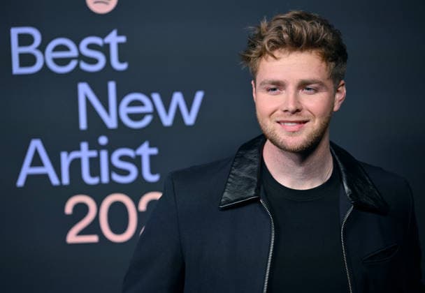 Alex Warren arrives for Spotify s 2026 Best New Artist Party at The Lot at Formosa in West Hollywood, California on Thursday, January 29, 2026.  LAP20260129727 CHRISxCHEW