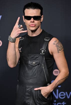 YUNGBLUD arrives for Spotify s 2026 Best New Artist Party at The Lot at Formosa in West Hollywood, California on Thursday, January 29, 2026.  LAP20260129743 CHRISxCHEW