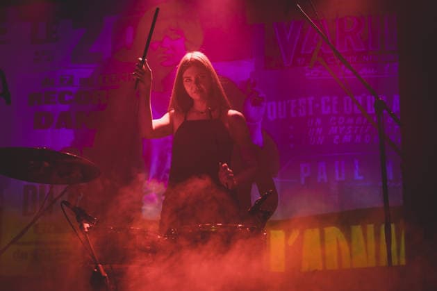Music Concert - The Underground Youth Tour 2026 Olya Dyer, member of the band The Underground Youth, performs the Tour 2026 on January 29, 2026 at Monk Club, Rome, Italy. Rome Monk Italy Copyright: xEmanuelaxVertollix xLiveMediax LPM_2266235