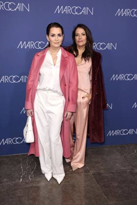 Anja Kling and Bettina Zimmermann at the Marc Cain ECHO of now fashion show on 30 01 2026 at the Funkhaus in Berlin Marc Cain Fashion Show in Berlin